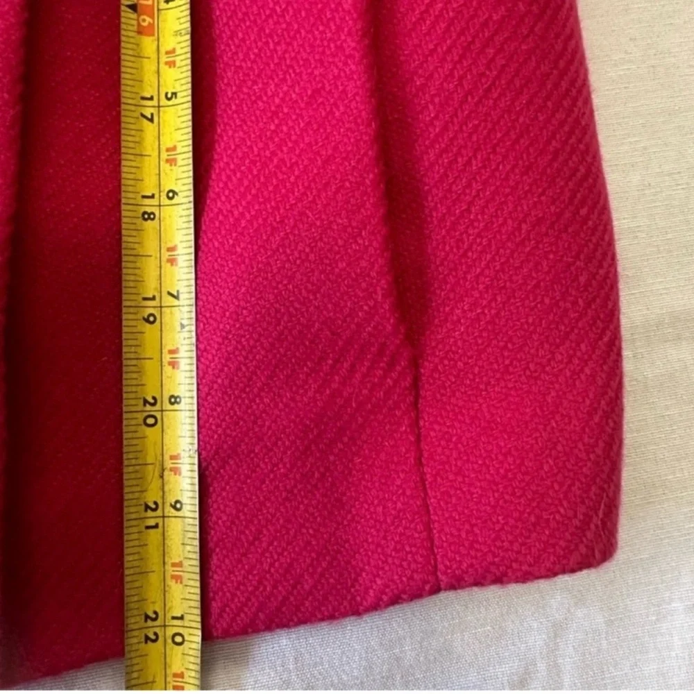 Talbots Pink Wool Blend Zip Blazer Jacket - Picture 7 of 12